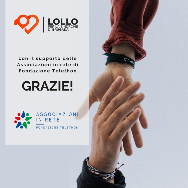 Associazione in rete Telethon - Lollo per la sindrome di brugada